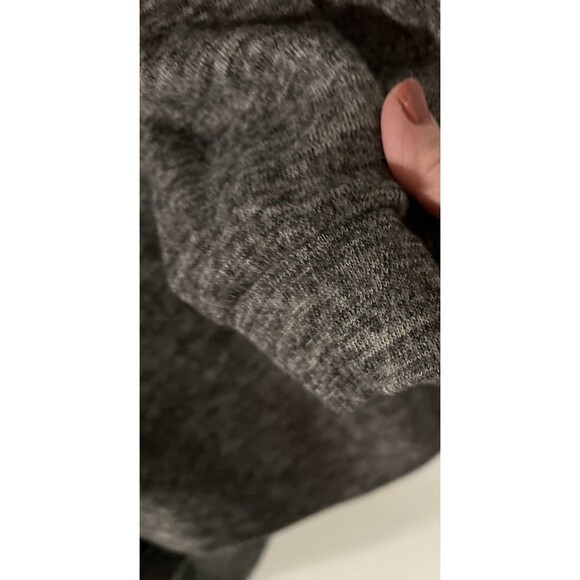 Dressfo Gray Cable-Knit Sweater Dress W/ Button Accents Size 8 Long Sleeved L - Picture 8 of 9